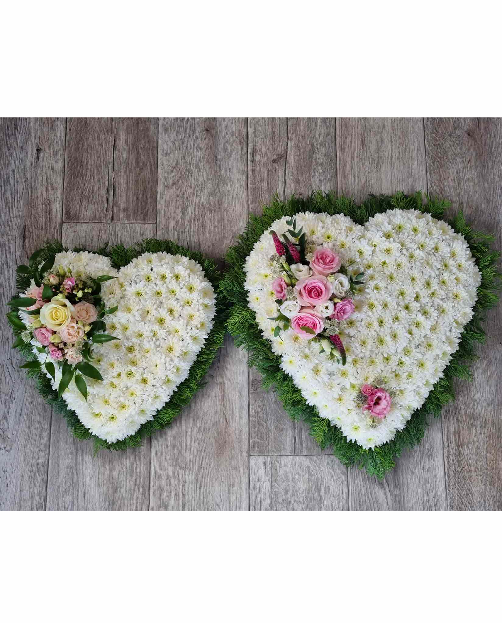 Funeral flowers heart wreath Tipperary
