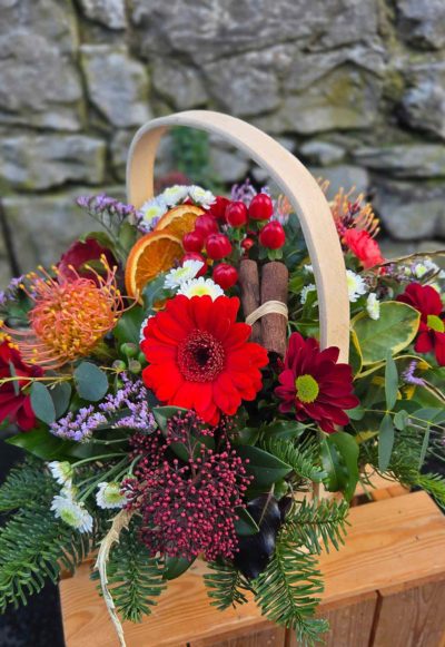 Christmas Hexagonal Basket